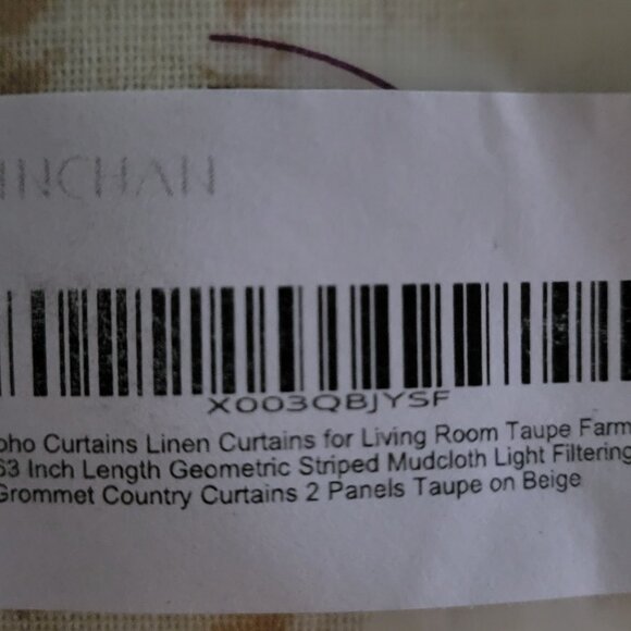 Brand new Jinchan curtains - unopened - Picture 4 of 5